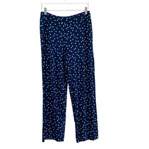 Soma Cool Nights Navy Merry Dots Pajama Pants Size S